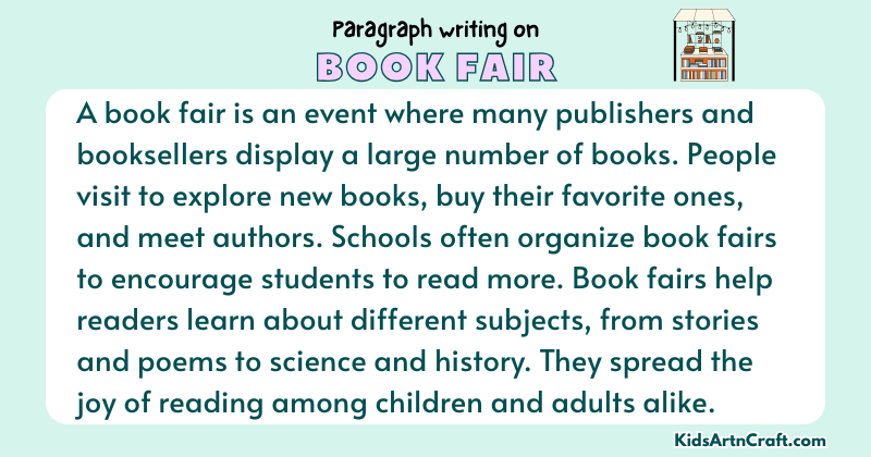 Paragraph on Book Fair