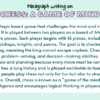Paragraph on Chess: A Game of Mind