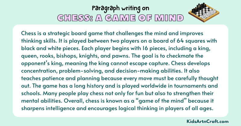 Paragraph on Chess: A Game of Mind