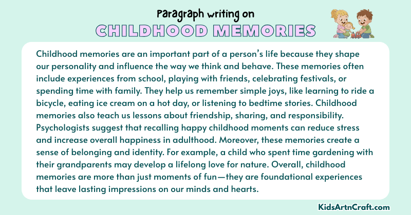 Paragraph on Childhood Memories