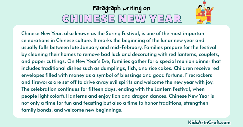 Paragraph on Chinese New Year