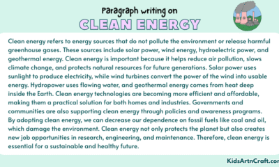 Paragraph on Clean Energy