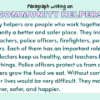 Paragraph on Community Helpers