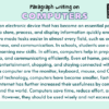 Paragraph on Computers