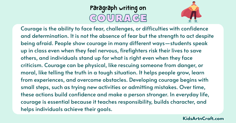Paragraph On Courage