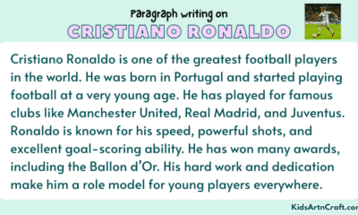 Paragraph on Cristiano Ronaldo