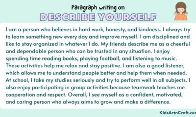 Paragraph on Describe Yourself