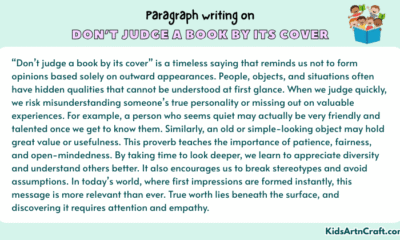 Paragraph on Don’t Judge a Book by Its Cover