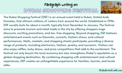 Paragraph on Dubai Shopping Festival