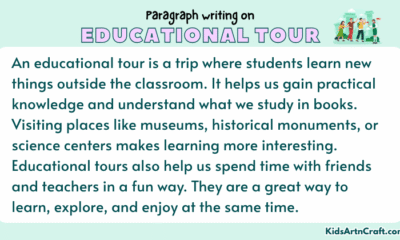 Paragraph on Educational Tour