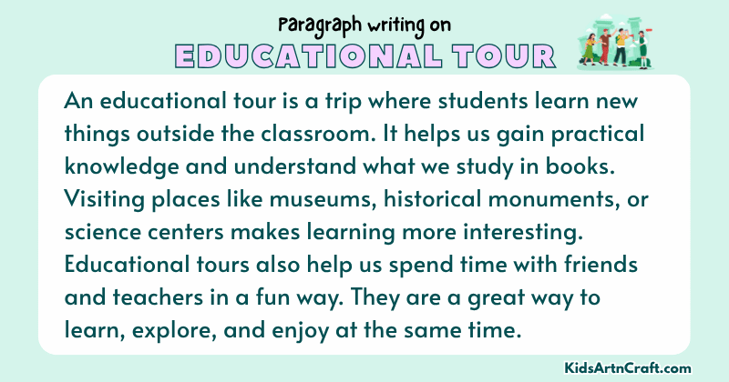 Paragraph on Educational Tour
