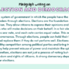 Paragraph on Election and Democracy