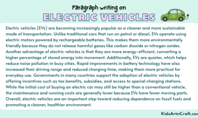 Paragraph on Electric Vehicles