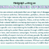Paragraph on Endangered Species