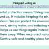 Paragraph on Environment Protection