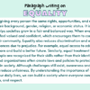 Paragraph on Equality