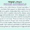 Paragraph on Farm Animals