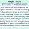 Paragraph on Forest Animals