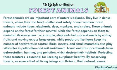 Paragraph on Forest Animals