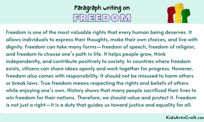 Paragraph on Freedom