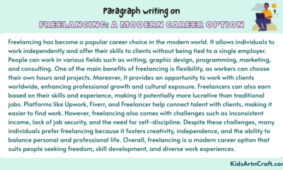 Paragraph on Freelancing: A Modern Career Option