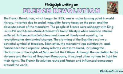 Paragraph on French Revolution