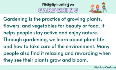 Paragraph on Gardening