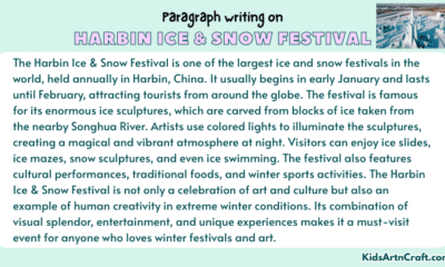 Paragraph on Harbin Ice & Snow Festival