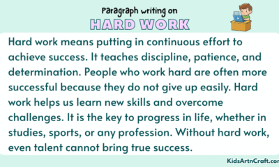 Paragraph on Hard Work