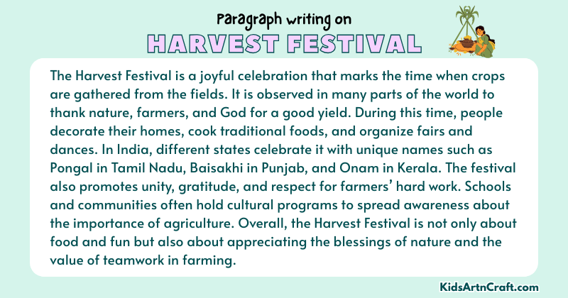 Paragraph on Harvest Festival