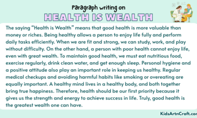 Paragraph on Health is Wealth