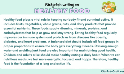 Paragraph on Healthy Food