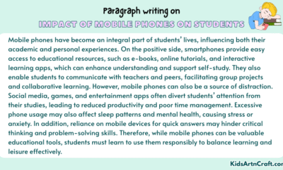 Paragraph on Impact of Mobile Phones on Students
