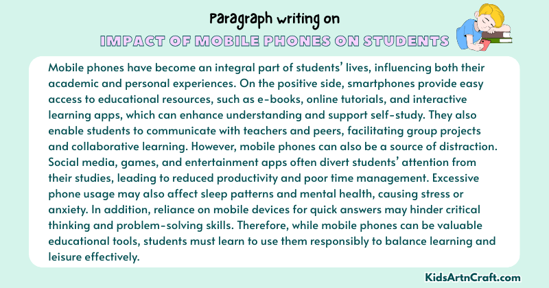 Paragraph on Impact of Mobile Phones on Students