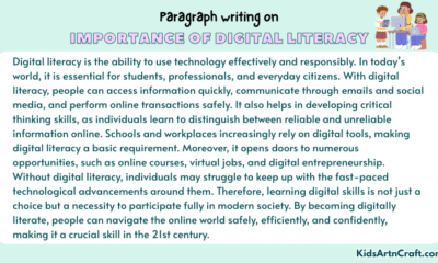 Paragraph on Importance of Digital Literacy