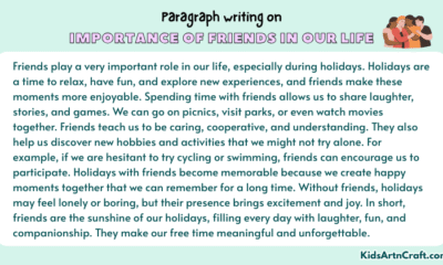 Paragraph on Importance of Friends in our Life