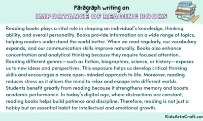 Paragraph On Importance of Reading Books