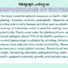 Paragraph on Importance of Water