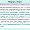 Paragraph on International Yoga Day