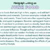 Paragraph on Junk Food