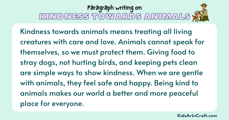 Paragraph on Kindness Towards Animals