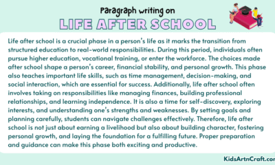 Paragraph on Life After School