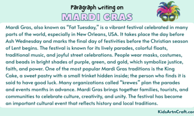 Paragraph on Mardi Gras