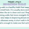 Paragraph on Morning Walk