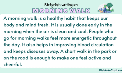 Paragraph on Morning Walk
