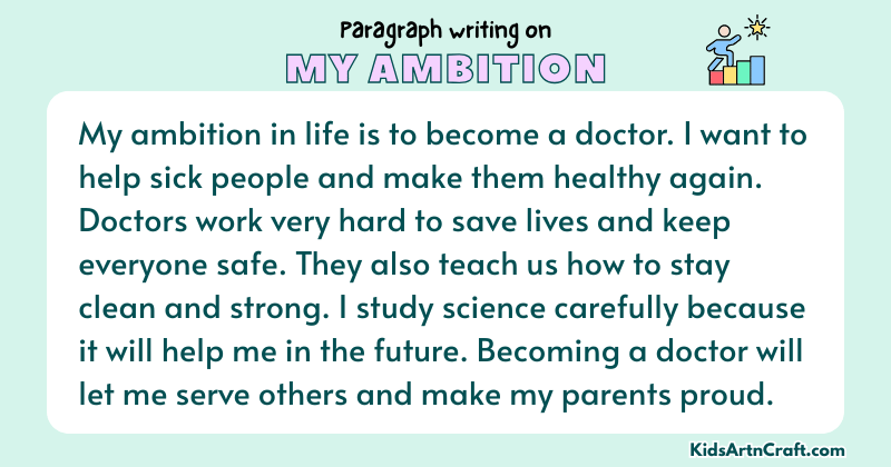 Paragraph on My Ambition