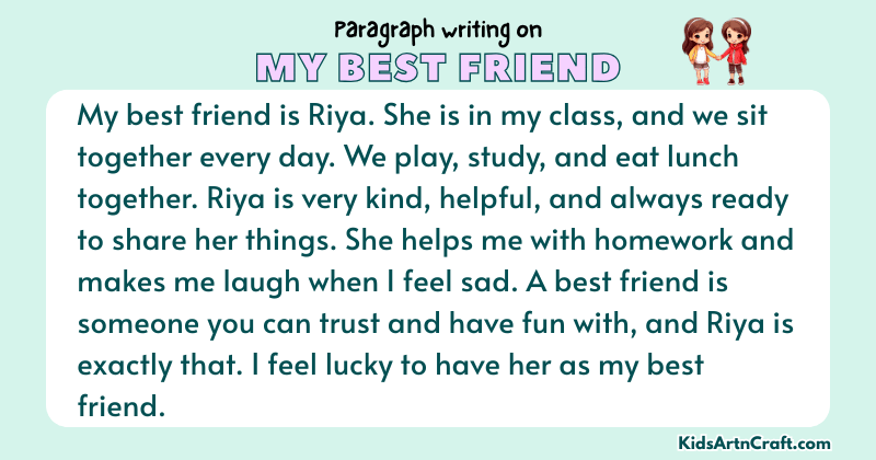 Paragraph on My Best Friend