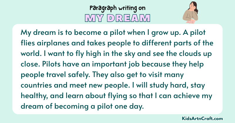 Expository Paragraph on My Dream (Explains with Facts)