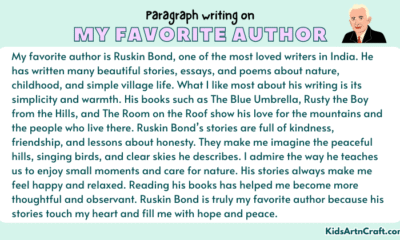 Paragraph on My Favorite Author