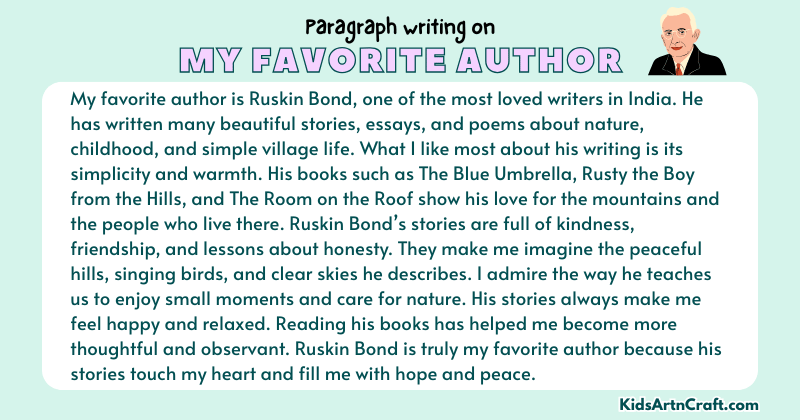Paragraph on My Favorite Author